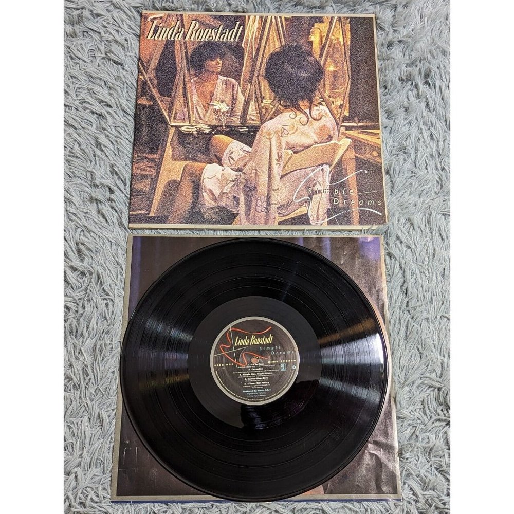 Linda Rondstadt LP Vinyl Record Simple Dreams Asylum 1977 Vintage Country‎ Rock